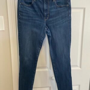 American Eagle Outfitters  Blue Skinny jeggings 360 stretch AE size 12